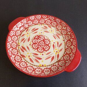 Temp-tations LLC Ovenware Old World Red Round 7'' PPP-HF-7711661